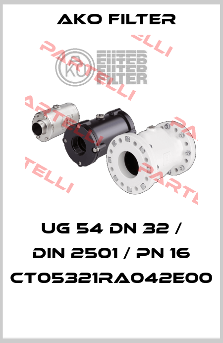 UG 54 DN 32 / DIN 2501 / PN 16 CT05321RA042E00  Ako Filter