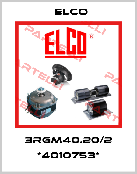 3RGM40.20/2 *4010753* Elco