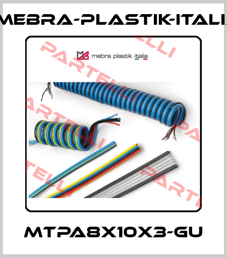 MTPA8X10X3-GU mebra-plastik-italia