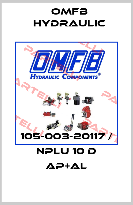105-003-20117 / NPLU 10 D AP+AL OMFB Hydraulic
