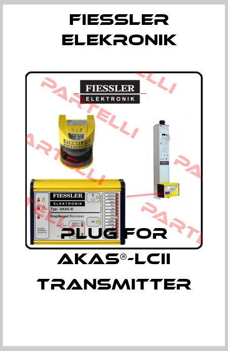 Plug for AKAS®-LCII transmitter Fiessler Elekronik