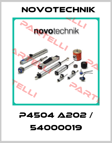 P4504 A202 / 54000019 Novotechnik