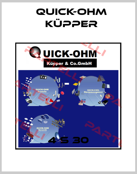 4 S 30 Quick-Ohm Küpper
