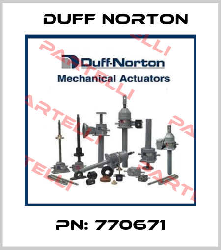 PN: 770671 Duff Norton
