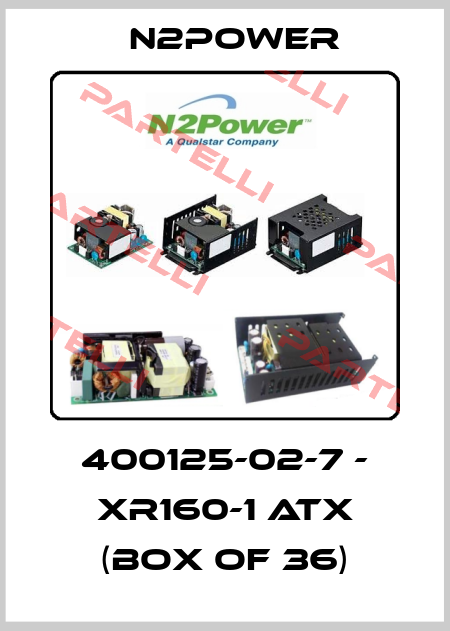 400125-02-7 - XR160-1 ATX (Box of 36) n2power