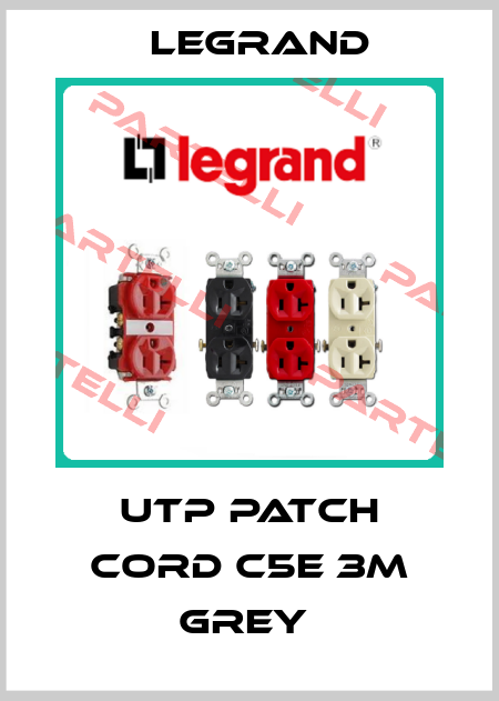 UTP PATCH CORD C5E 3M GREY  Legrand