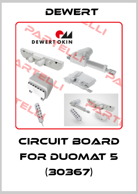 circuit board for DUOMAT 5 (30367) DEWERT