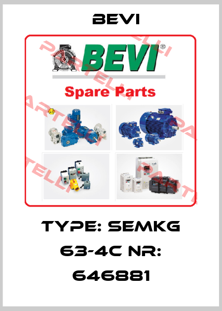Type: SEMKg 63-4C Nr: 646881 Bevi