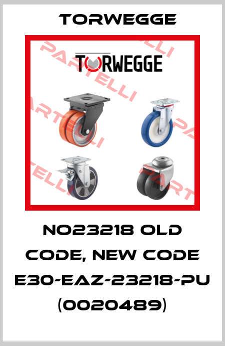 NO23218 old code, new code E30-EAZ-23218-PU (0020489) Torwegge