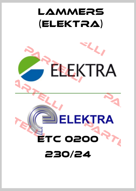 Etc 0200 230/24 Lammers (Elektra)