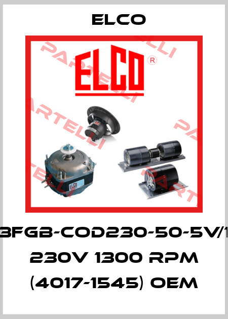 3FGB-COD230-50-5V/1 230V 1300 RPM (4017-1545) OEM Elco
