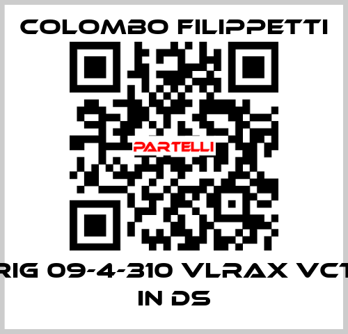 RIG 09-4-310 VLRAX VCT IN DS Colombo Filippetti