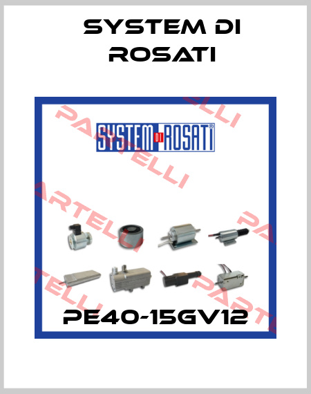 PE40-15GV12 System di Rosati