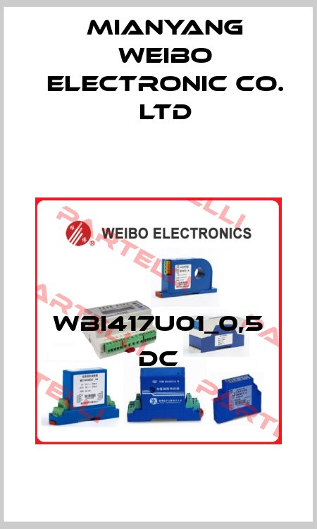 WBI417U01_0,5 DC Mianyang Weibo Electronic Co. Ltd