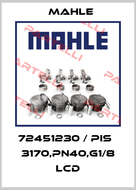 72451230 / PIS   3170,PN40,G1/8 LCD MAHLE