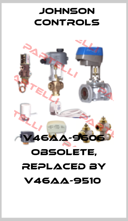 V46AA-9606 Obsolete, replaced by V46AA-9510  Johnson Controls