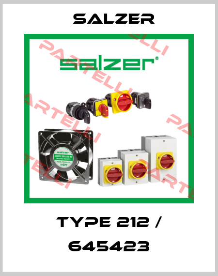Type 212 / 645423 Salzer