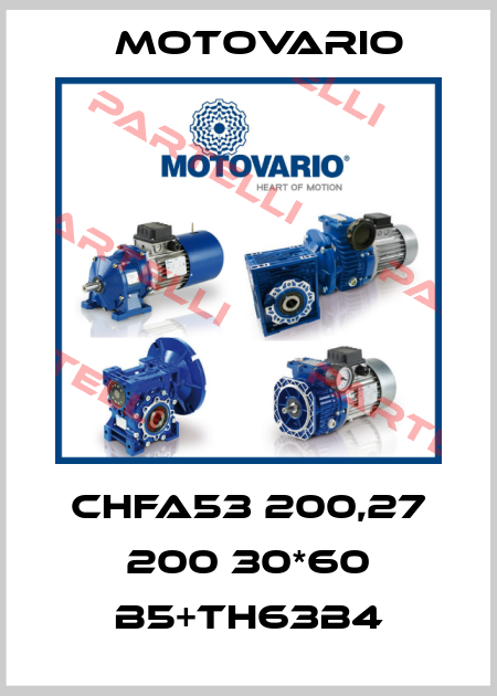 CHFA53 200,27 200 30*60 B5+TH63B4 Motovario