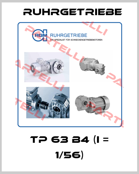 TP 63 B4 (i = 1/56) Ruhrgetriebe
