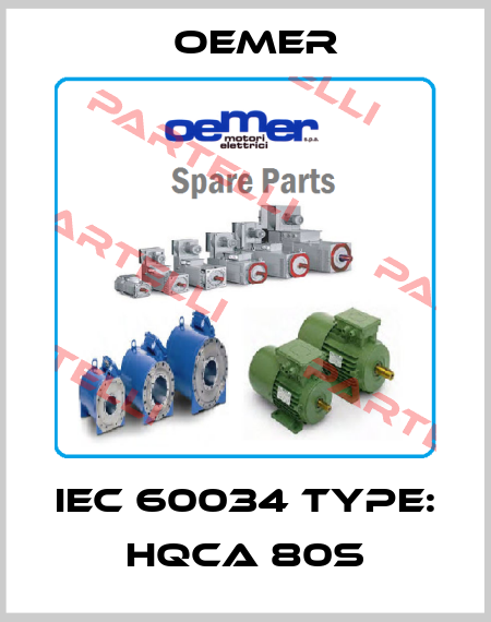 IEC 60034 Type: HQCA 80S Oemer
