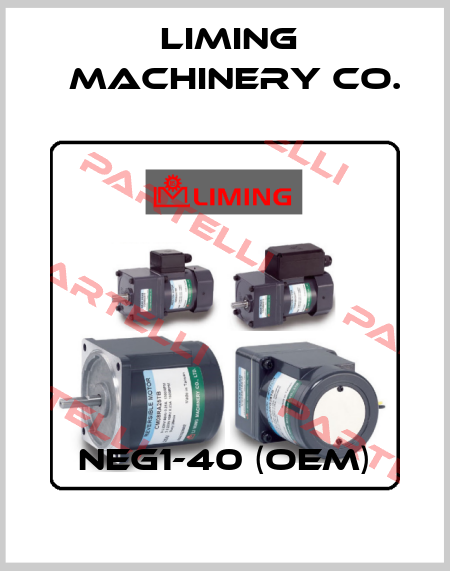 NEG1-40 (OEM) LIMING  MACHINERY CO.