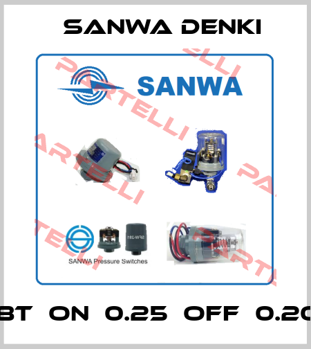 SPS-8T　ON：0.25　OFF：0.20MPa Sanwa Denki