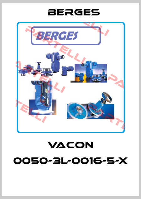 VACON 0050-3L-0016-5-X  Berges