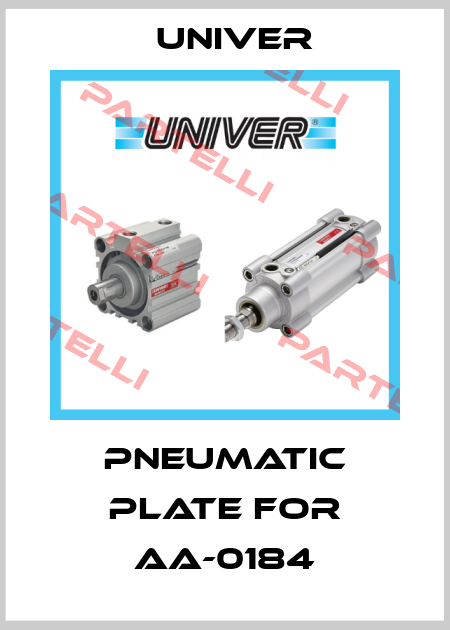 PNEUMATIC PLATE for AA-0184 Univer