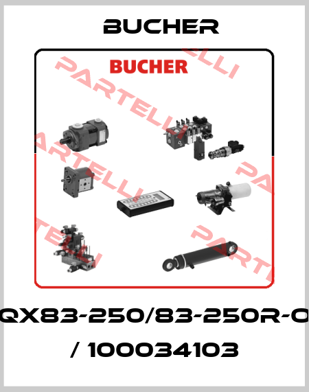 QX83-250/83-250R-O / 100034103 Bucher