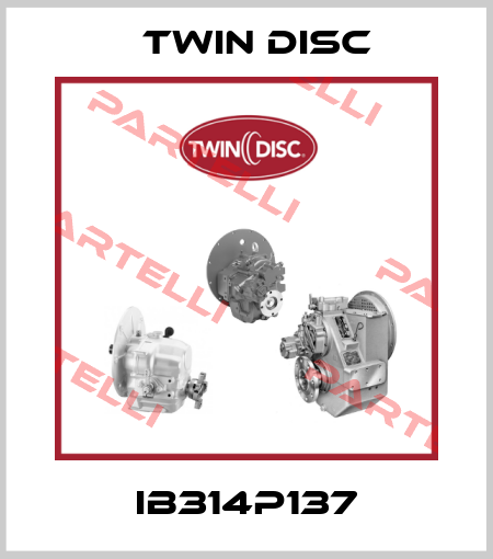 IB314P137 Twin Disc