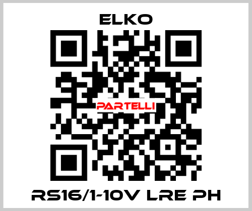 RS16/1-10V LRE PH Elko