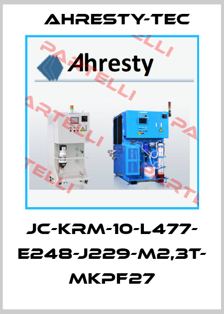 JC-KRM-10-L477- E248-J229-M2,3T- MKPF27 Ahresty-tec