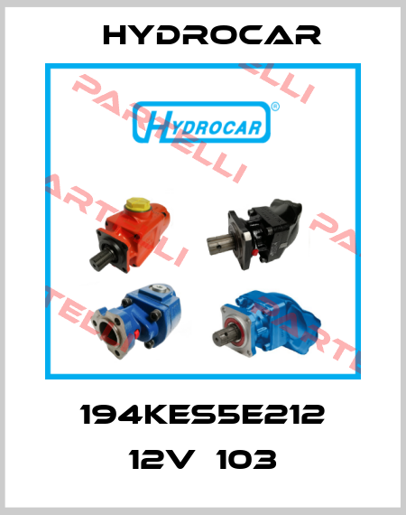 194KES5E212 12V  103 Hydrocar