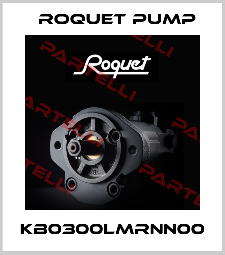 KB0300LMRNN00 Roquet pump