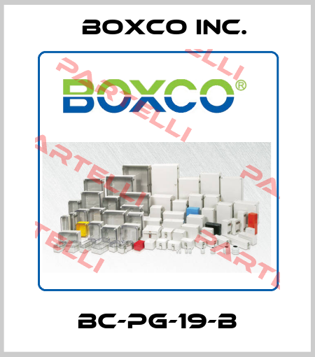 BC-PG-19-B BOXCO Inc.