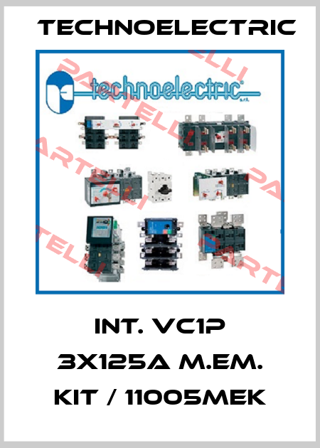 INT. VC1P 3X125A M.EM. KIT / 11005MEK Technoelectric
