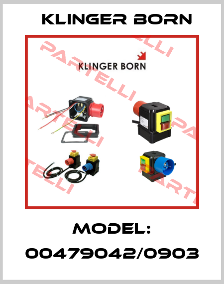 Model: 00479042/0903 Klinger Born