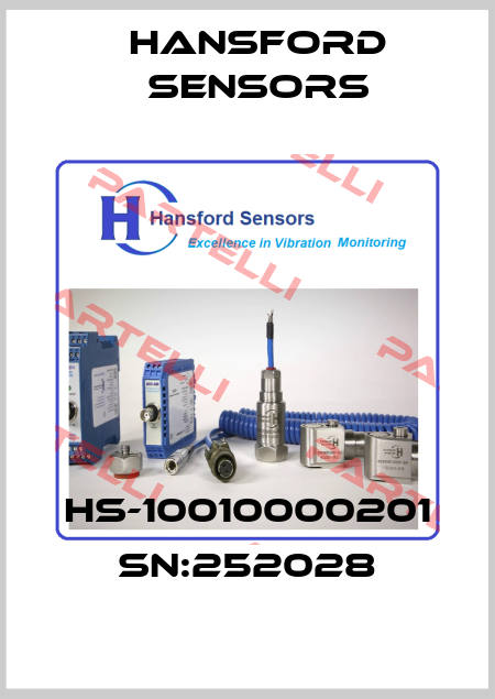 HS-10010000201 SN:252028 Hansford Sensors