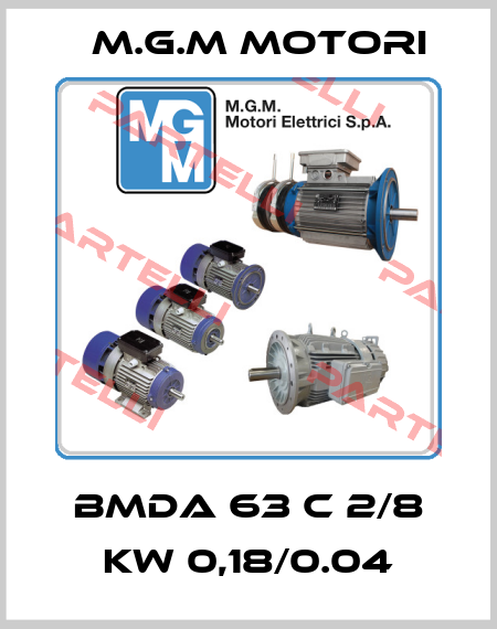 BMDA 63 C 2/8 kw 0,18/0.04 M.G.M MOTORI
