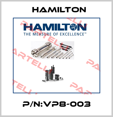P/N:VP8-003 Hamilton