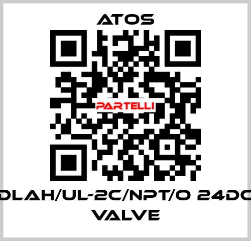 DLAH/UL-2C/NPT/O 24DC Valve Atos