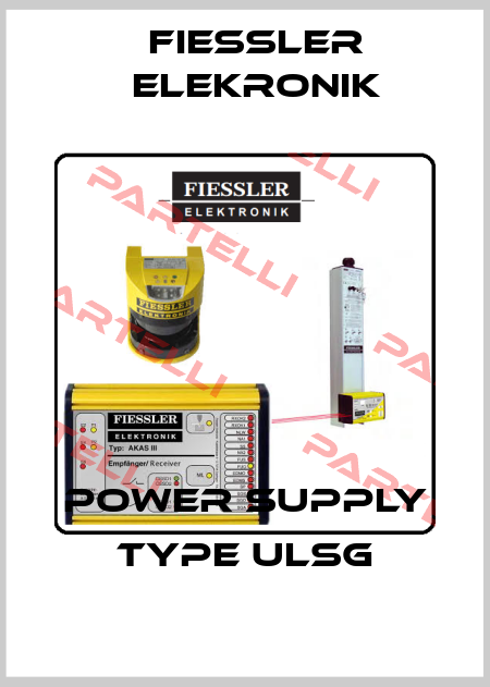 Power supply Type ULSG Fiessler Elekronik