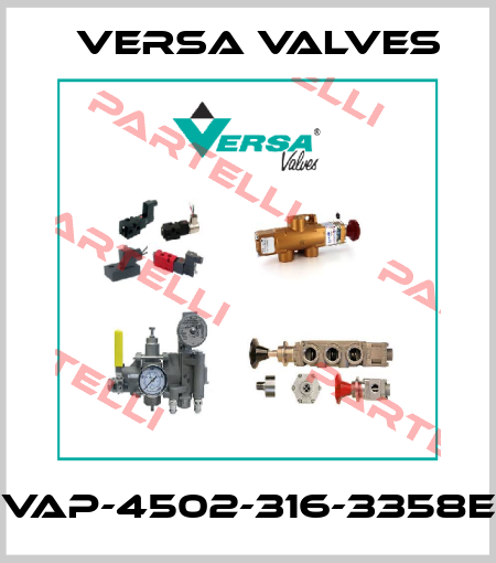 VAP-4502-316-3358E Versa Valves