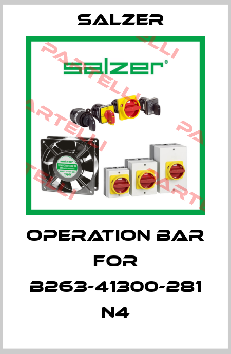 Operation bar for B263-41300-281 N4 Salzer