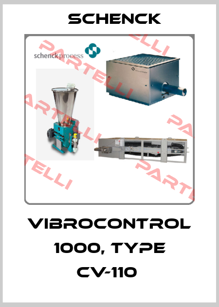 VIBROCONTROL 1000, TYPE CV-110  Schenck