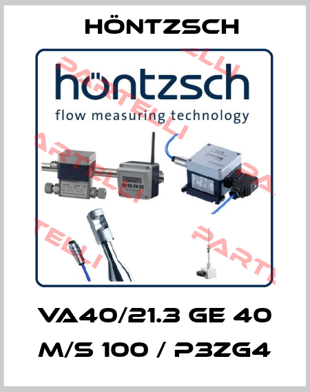VA40/21.3 GE 40 m/s 100 / p3ZG4 Höntzsch