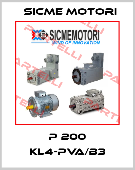 P 200 KL4-PVA/B3 Sicme Motori