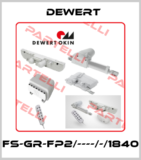 FS-GR-FP2/----/-/1840 DEWERT