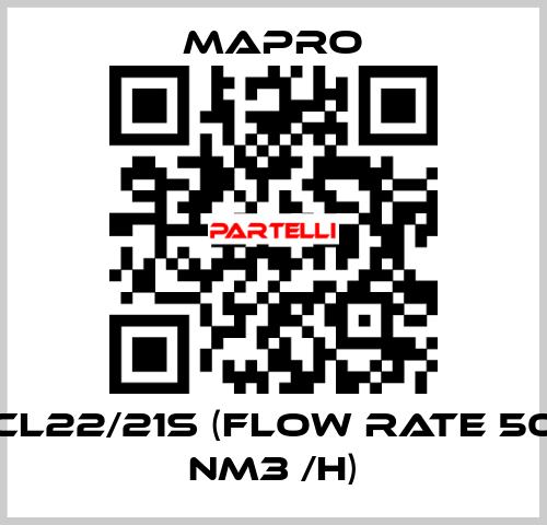 CL22/21S (flow rate 50 Nm3 /h) Mapro