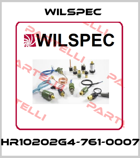 HR10202G4-761-0007 Wilspec